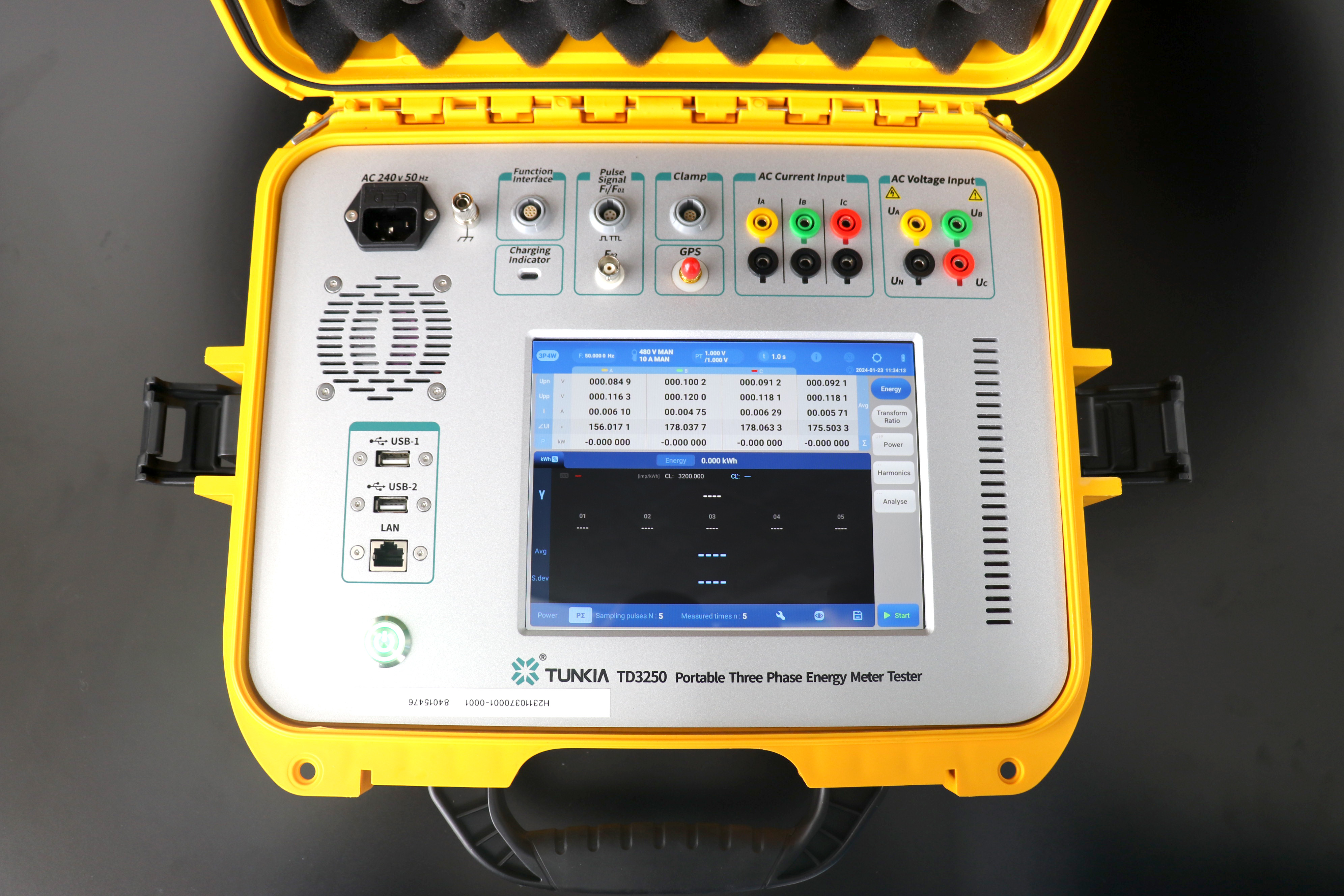 TD3250 Portable Three-phase Energy Meter Tester