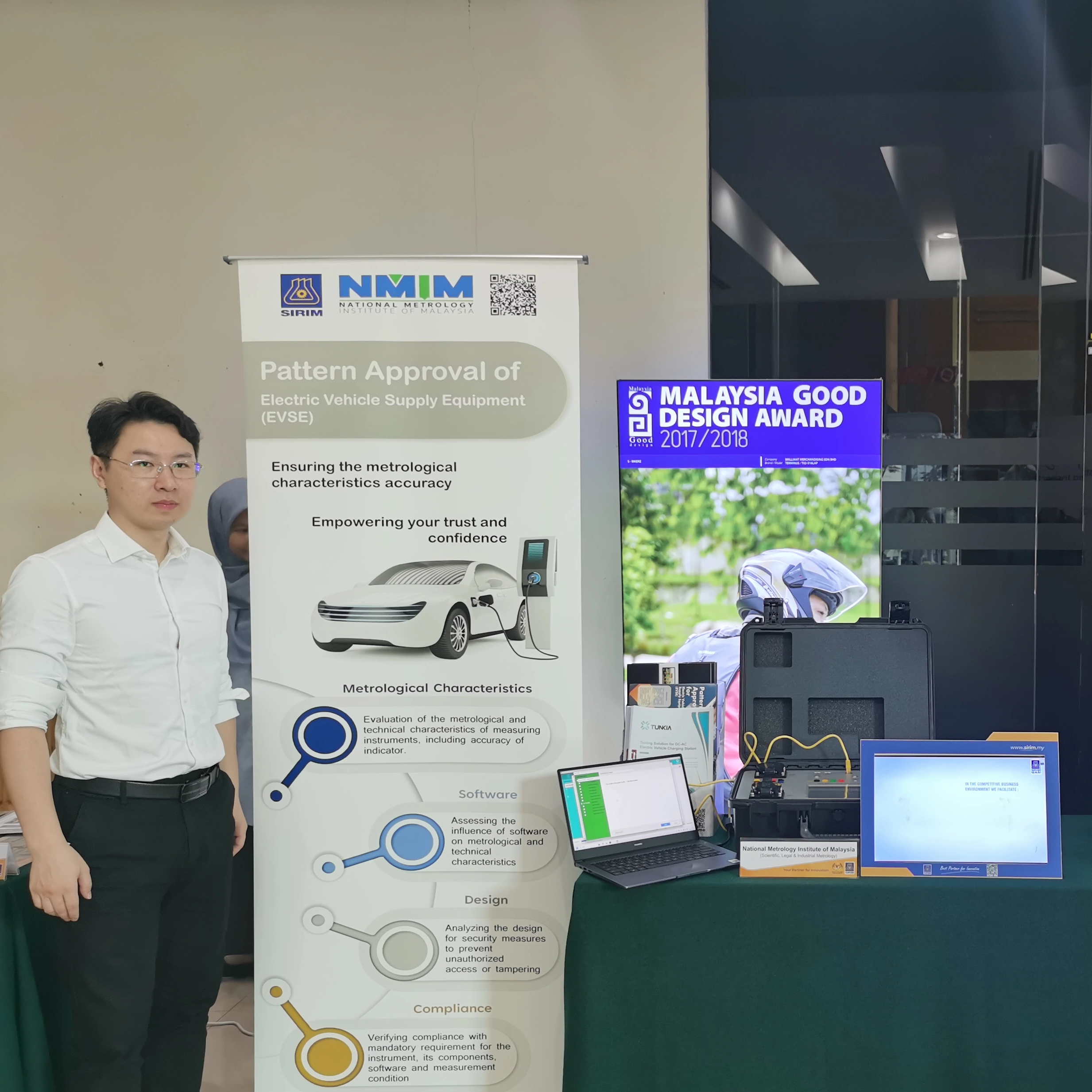 TUNKIA Showcases TD1330 Portable Tester for AC EV Charger at Malaysia's 'Powering The Future' Exhibition