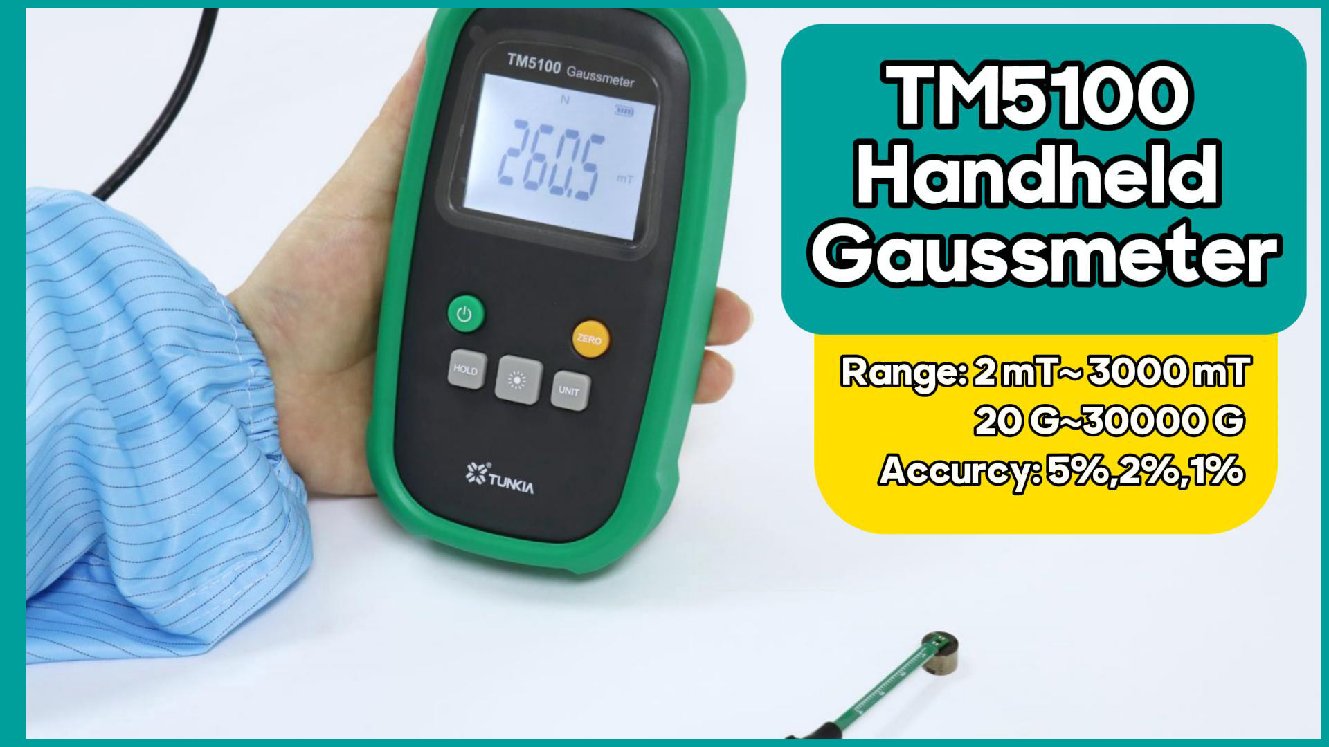 TM5100 Gauss Meter Unboxing