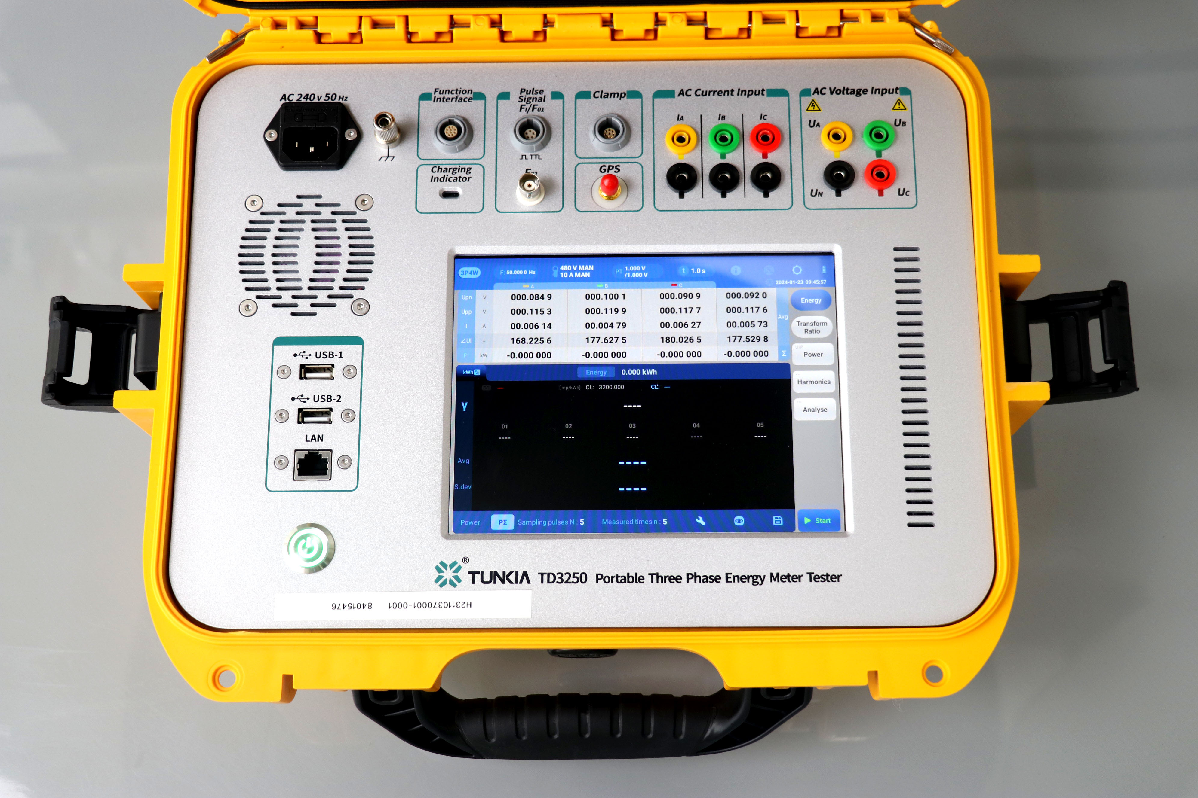 TD3250 Portable Three-phase Energy Meter Tester
