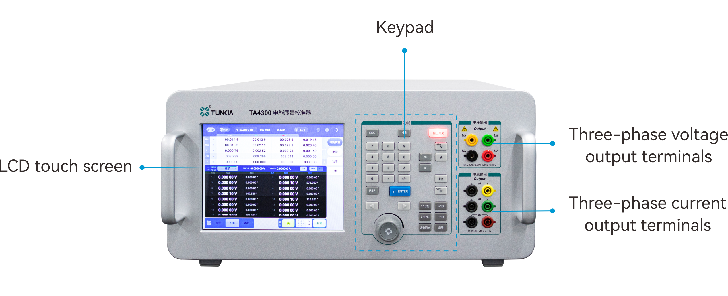 Tunkia TA4300 Power Quality Calibrator