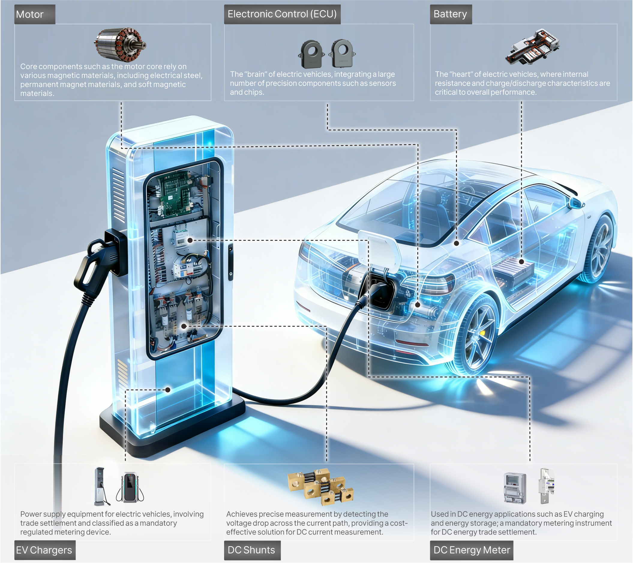 TUNKIA’s Electromagnetic Measurement Solution for NEV Three-Electric Systems and EV Charger Testing