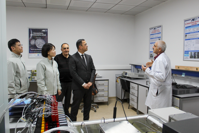 TUNKIA News | TUNKIA Visited Azerbaijan Metrology Institute for Technical Exchange