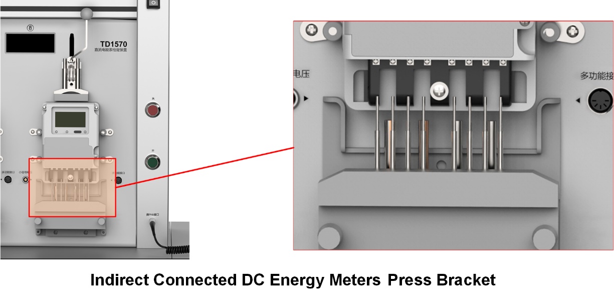 TD1570 Verification Apparatus for Indirect Connected DC Energy Meters DC Energy Meter Press Bracket