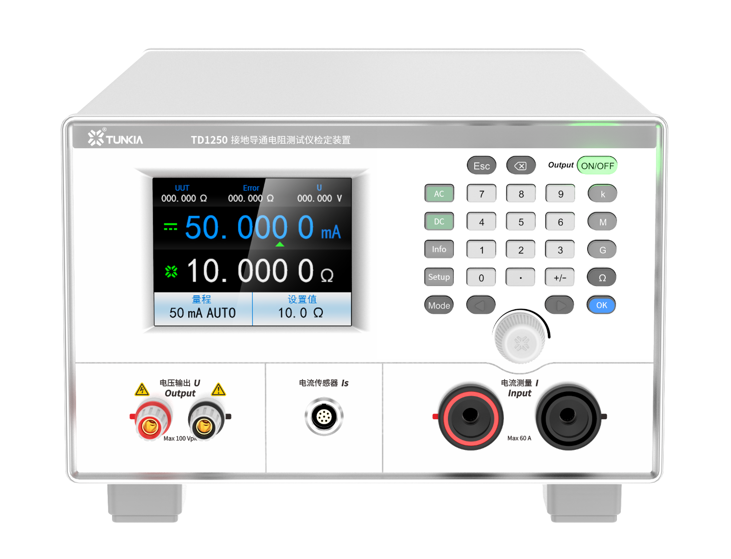 TUNKIA TD1250 Verification Device for Earth Continuity Testers