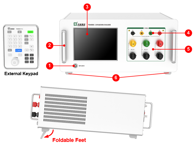TD4550 Portable Tester for Three-phase Energy Meter