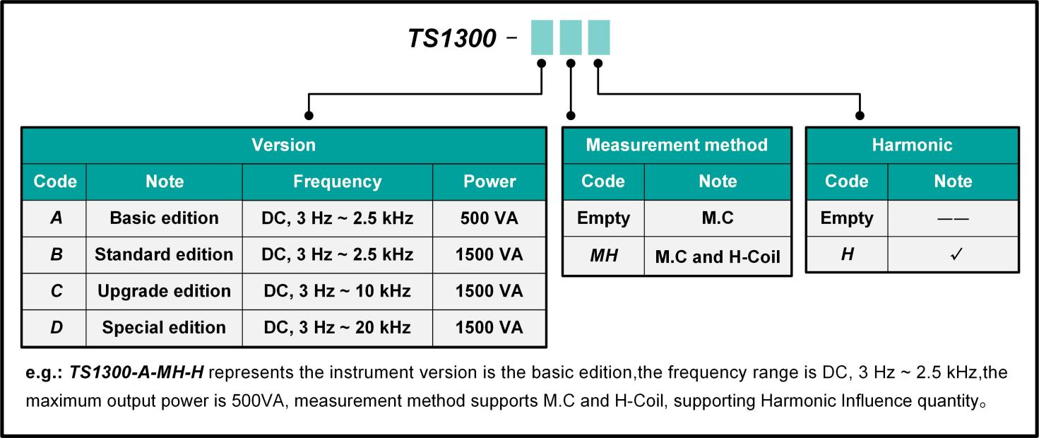 TS1300 Information