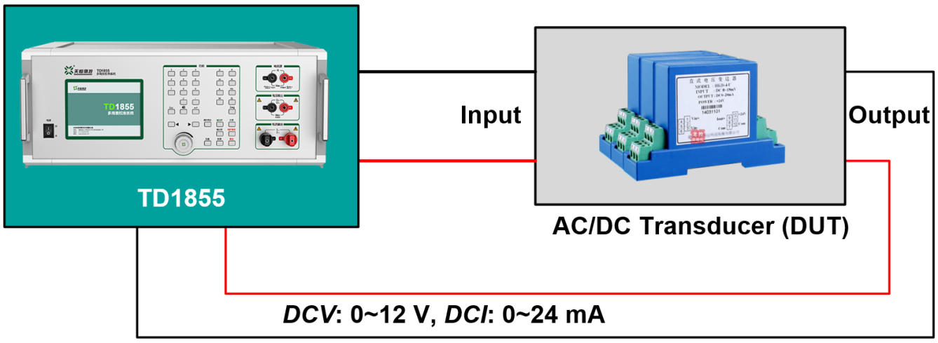TD1855 Calibrator for Multimeter Calibrate AC/DC Transducer (optional)