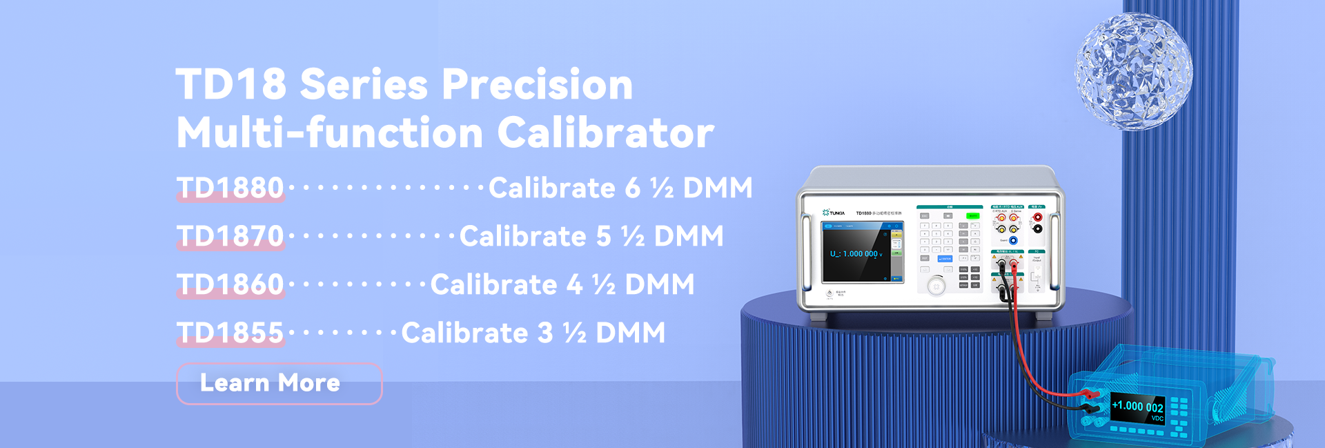 TUNKIA multifunction calibrator product system for multimeter calibration