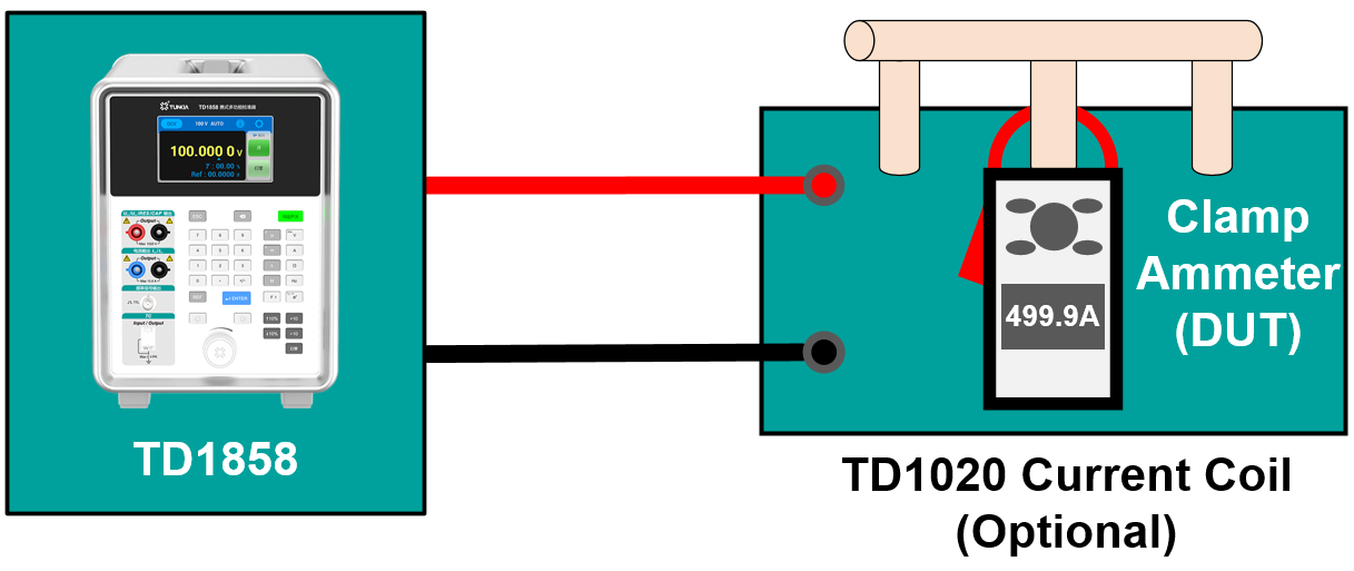 TD1858 Portable Multifunction Calibrator Calibrate clamp ammeter (optional)