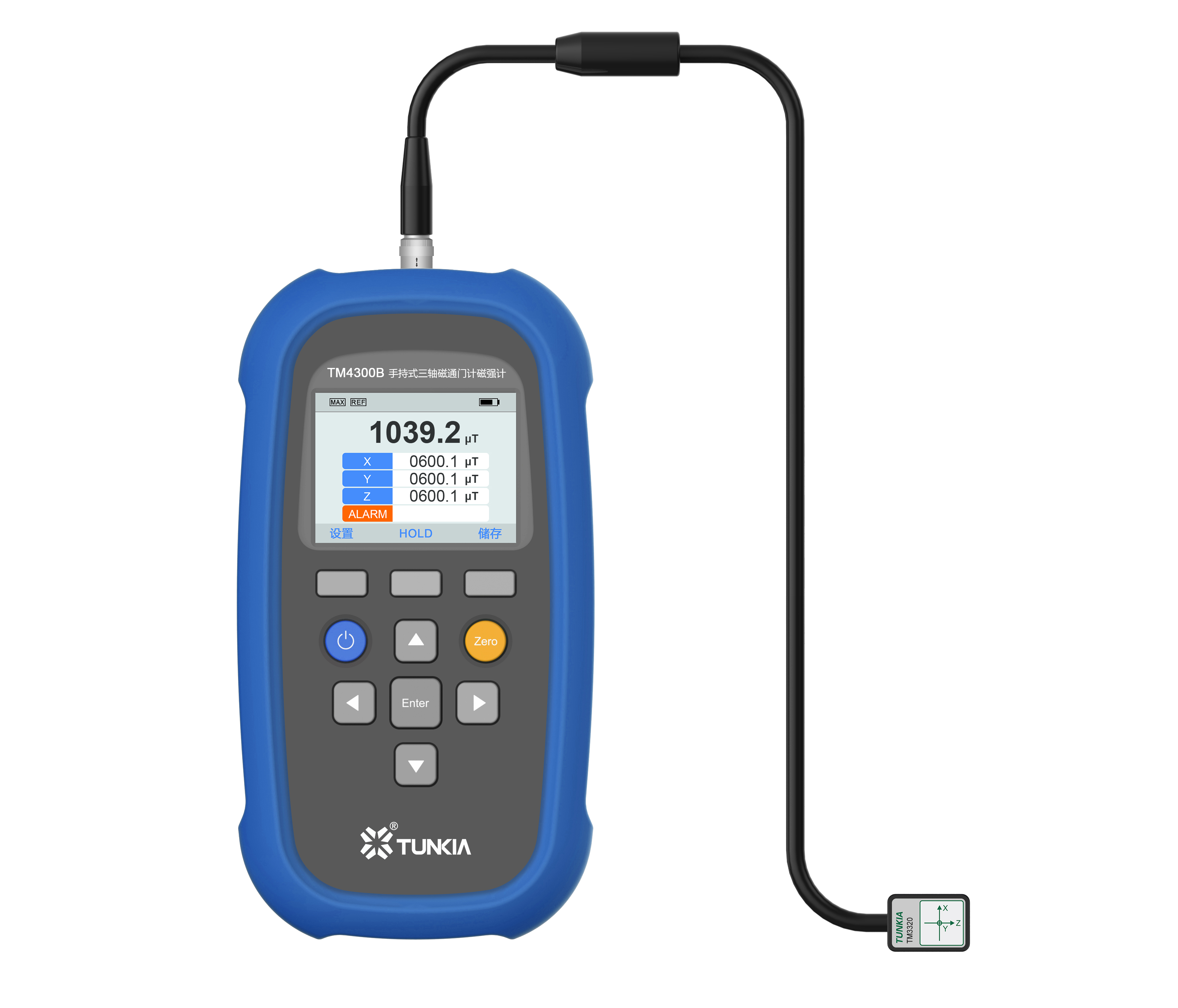 TM4300B Hand-held Triaxial Fluxgate Magnetometer