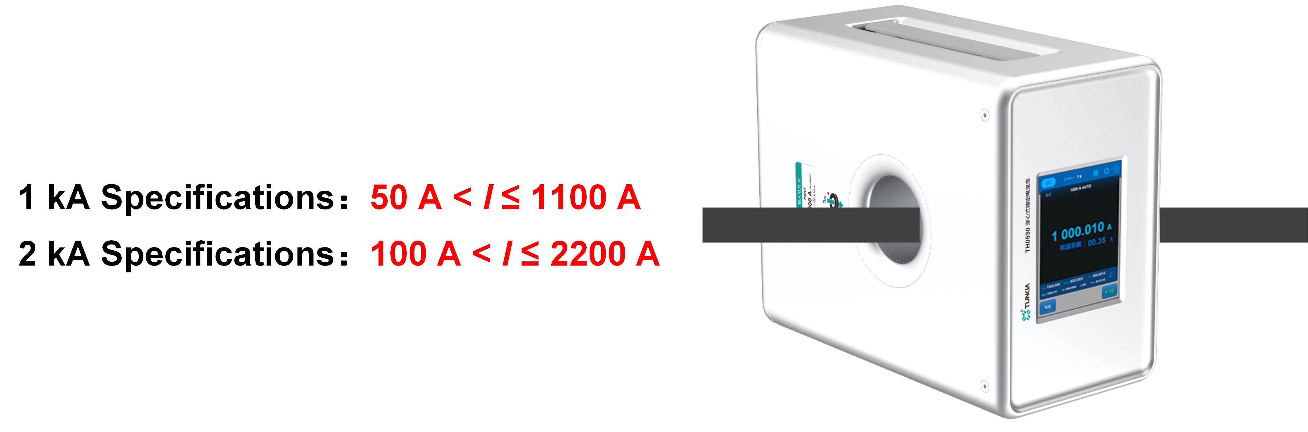 TH0630 Through-Core Precision AC Ammeter Piercing measurement method