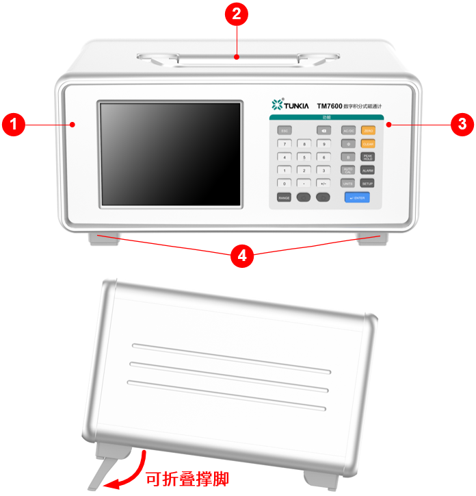 Tunkia TM7600 Digital Integration Flux Meter