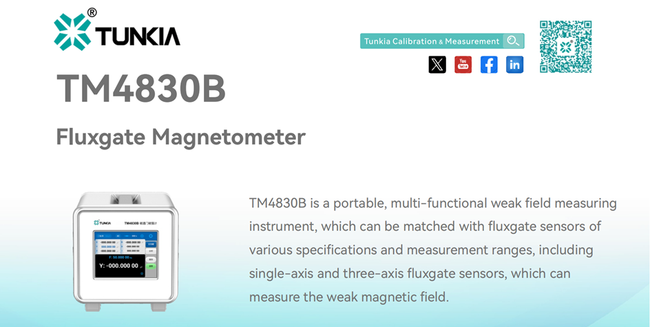 TUNKIA TM4830B Fluxgate Magnetometer
