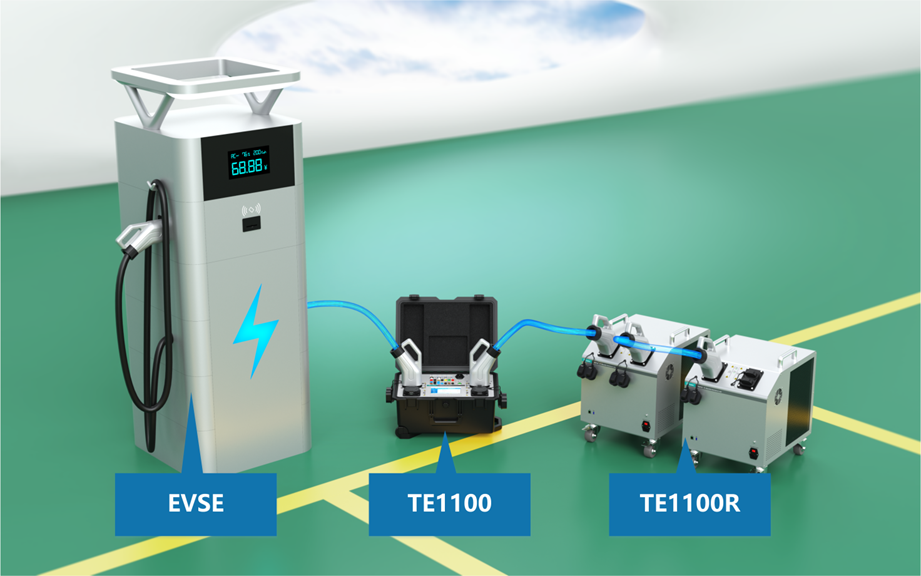 TUNKIA TE1100 AC&DC EVSE Tester