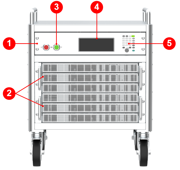 TI2100 High Stability DC High Current Standard Source Appearance