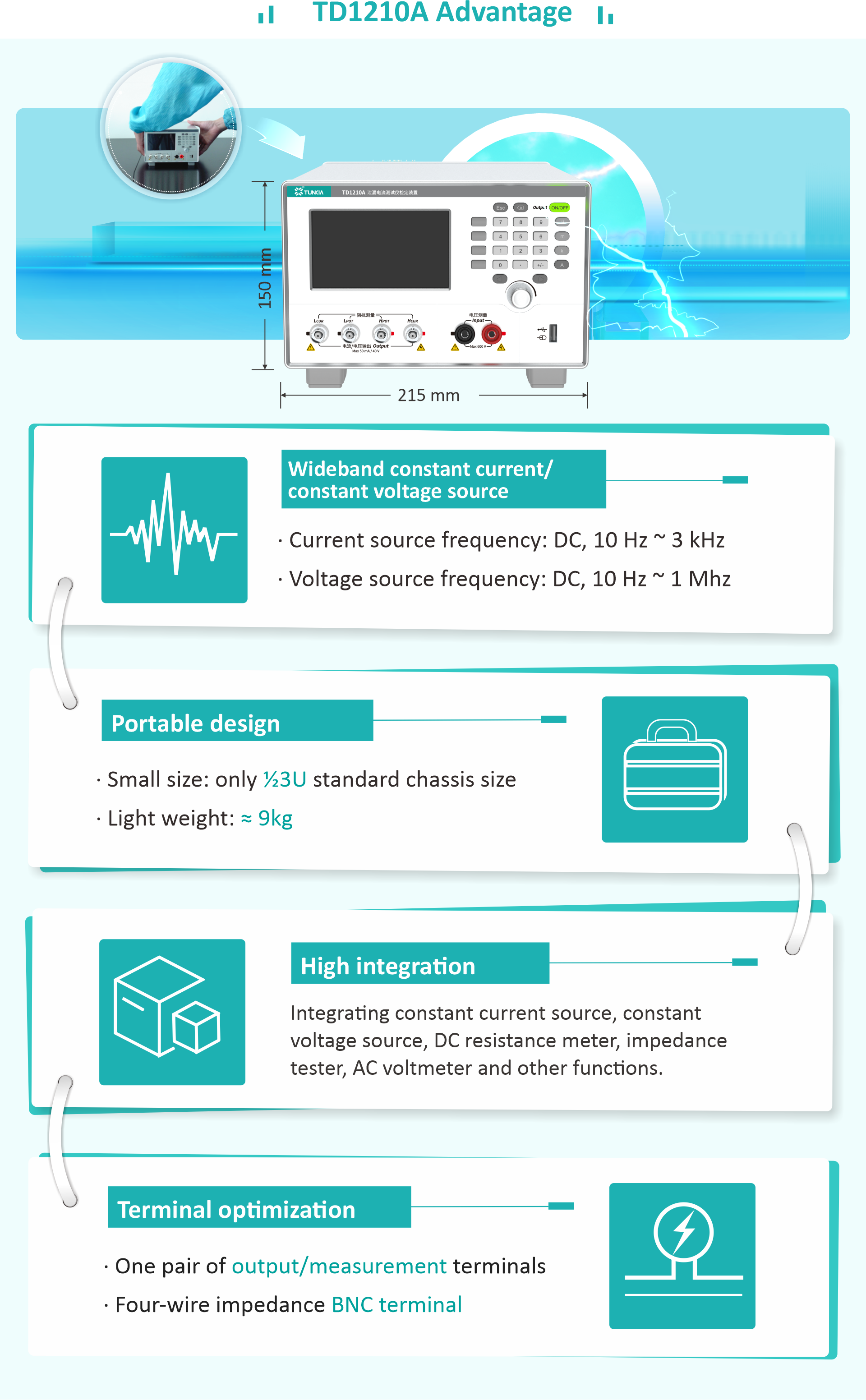 TUNKIA Leakage Current Tester Calibration Solution